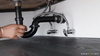 A plumber came to fix the pipes and had sex with the owners