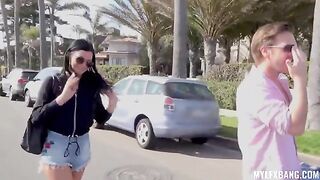 Brought My Boy Toy to Get Fucked by a Brunette