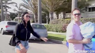 Brought My Boy Toy to Get Fucked by a Brunette