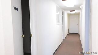 Hot nurse at the ass care home gets her pussy wet and tight