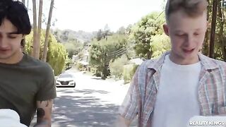 The Lil Humper Gang got a package from a hot MILF with big tits