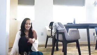 An angelic girl with a sinful passion for sex and high heels