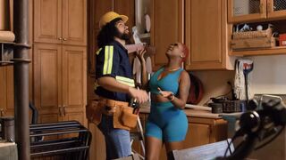 The cook in the uniform has a role play sex
