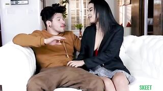Girl Next Door Got Her Neighbor's Cock In Her Pussy