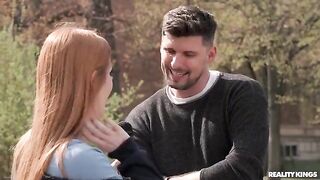 Redheads have sex with each other without using hands
