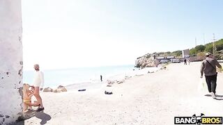 Bunch of crazy anal sex on the beach