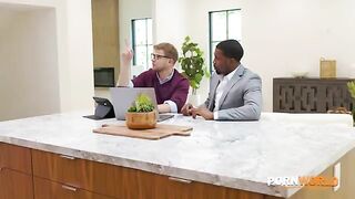 Bella Rolland cheats on her husband with a BBC, bending over for intense anal action