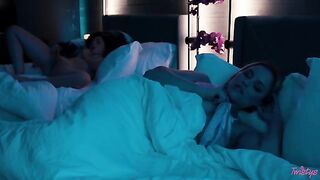 A hot lesbo sex in the night, nothing more romantic than that