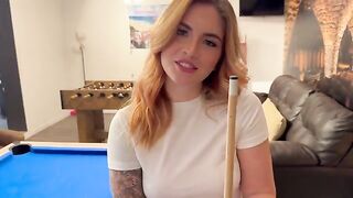 I played pool and had sex with a beautiful girl