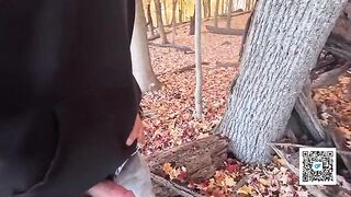 A girl is having fun with someone in the park, getting intimate