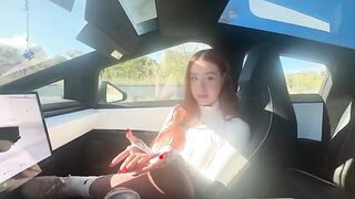 I'm gonna give you my Cybertruck, it's brand new, red one