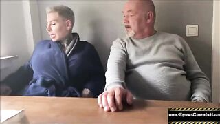 My friend's wife is a slut - German amateur MILF action