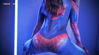 SpiderMan No Way Home XXX Parody, Latex Lingerie Fisting Part 1