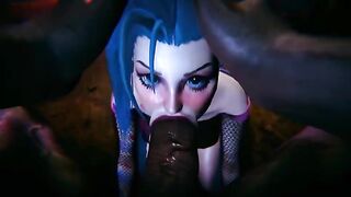 Jinx and Vi get their pussies railed by a BBC