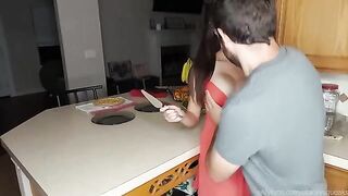 You should never milk your wife’s big boobs before dinner