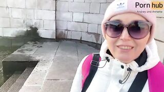 Instead of a walk, he lured me to fuck at the hotel - POV