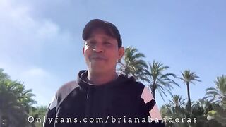 Briana Banderas, a sexy model with huge boobs, fucked by a fan