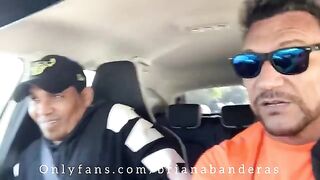 Briana Banderas, a sexy model with huge boobs, fucked by a fan