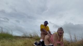 A couple tried to have sex on the mountain top but failed to do so