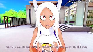 Mirko gets fucked hard in this hot MHA hentai scene