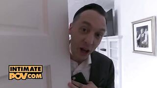 Hot bridesmaids fucked on the wedding night in a steamy foursome