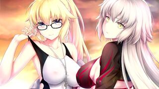 Saint and the sinner - a hot story about good and evil, brought to life in hentai style