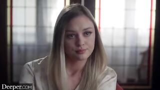 A hot girl is fucking with a man in the uniform