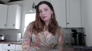 Step mom gave her step son a blowjob on his birthday in a taboo roleplay scene
