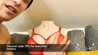 Casting with the best sex doll Aurora from Tantaly