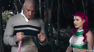 A man fucked a girl in the recreation area of the forest