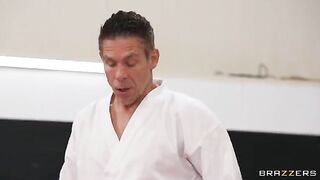 I get pleasure in an uncomfortable position with a rough trainer