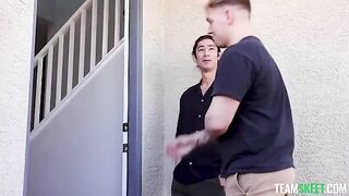 Two girls have an amazing threesome sex with their friend