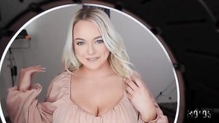 You'd better play with my dick! - a hot blonde is asking for a fuck