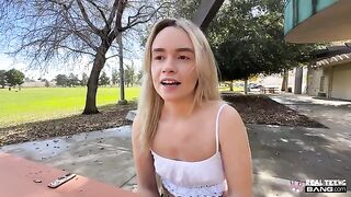 A cute girl would do anything to satisfy her boyfriend