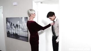 The bride has a steamy encounter with her mother-in-law