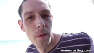 The girl came for sex from the position of an observer