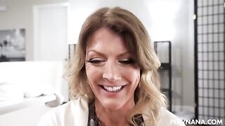 A hot woman climbed on my dick and began to jump on it hard