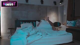 The girl came to her stepbrother's room after a party and got fucked