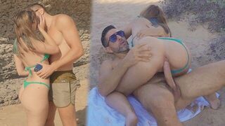I picked up a gorgeous girl on the beach and fucked her hard