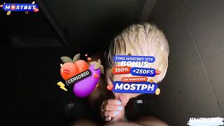 Short hair blonde gets fucked by her stepfather in the shower