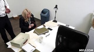 The boss doesn't seem to care that I'm married, so I keep fucking