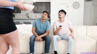 The man fucked the mother of his wife with her husband