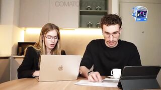 A secretary is having sex as her duty, straight from the office