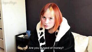 A cute and naive girl with an angel face gets fucked hard