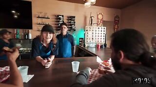 Who hasn't tried sex right in the garage? Two girls are no exception