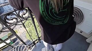 Her mouth is too small for his cock, she tried to take it all in!