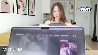 The guy was distracted from work and fucked with a young amateur