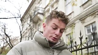 A small girl is having sex with a man with a big cock