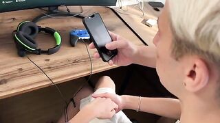 A girl streams her first sex on the internet