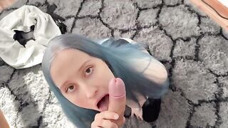 The baby is ready to do anything to experience an orgasm